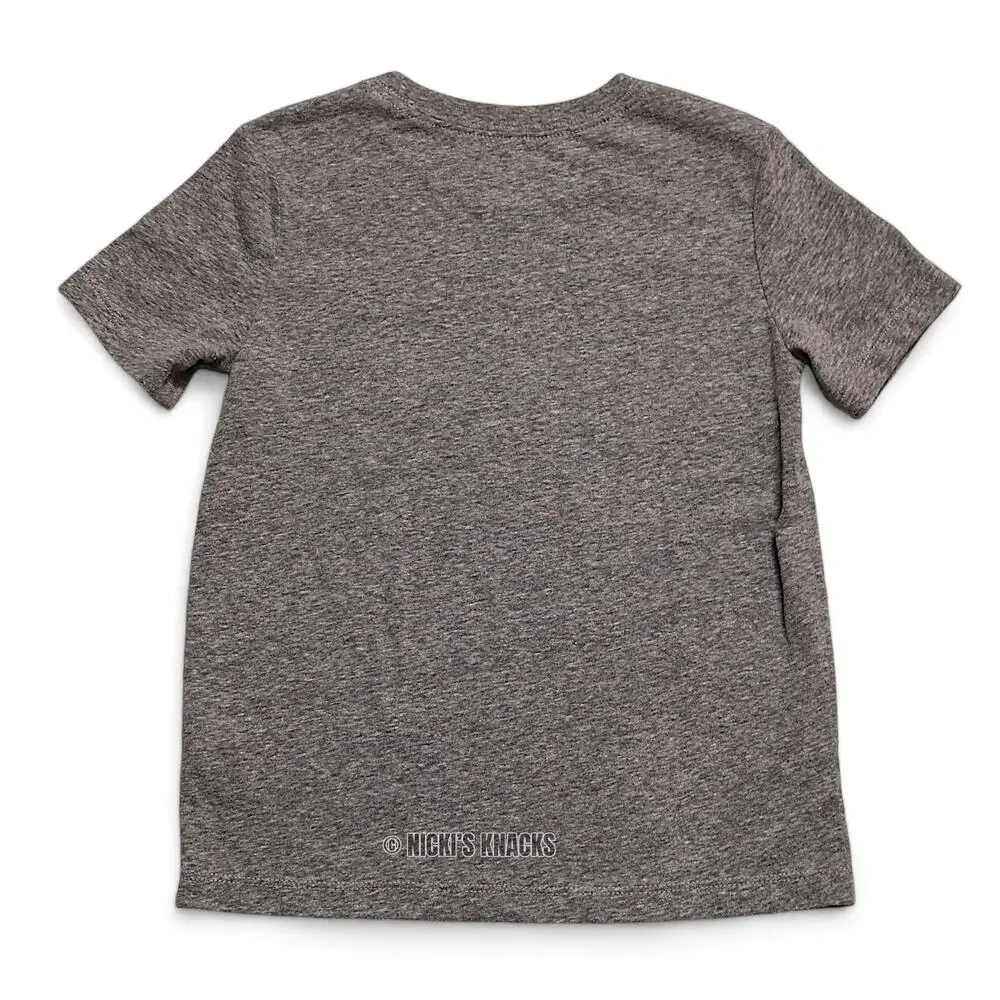 4/$20 - Carters Toddler Boys Super Busy Bee Short Sleeve T-Shirt Gray Size 5T